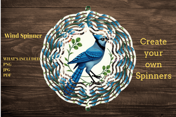 Blue Jay Wind Spinner: A Design Masterpiece