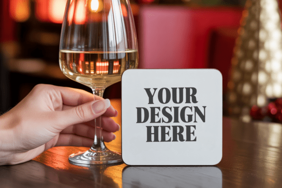 Christmas Coaster Mockup 4: A Practical Tool for Professional Design Workflows