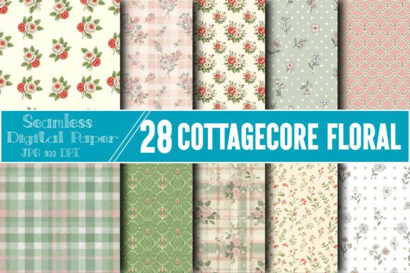 Cottagecore Floral Digital Paper: A Design Essential