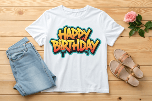 Happy Birthday Graffiti: Urban Style for Your Designs