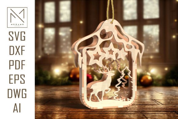 Reindeer Star Ornament SVG: A Masterclass in Dimensional Holiday Design