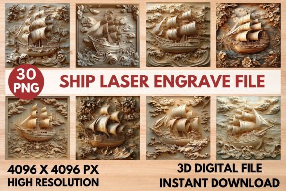 Ship Laser Engrave File: Enhance Your Laser Engraving Projects with Precision and Detail