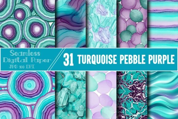 Turquoise Pebble Purple Pattern: A Design Deep Dive