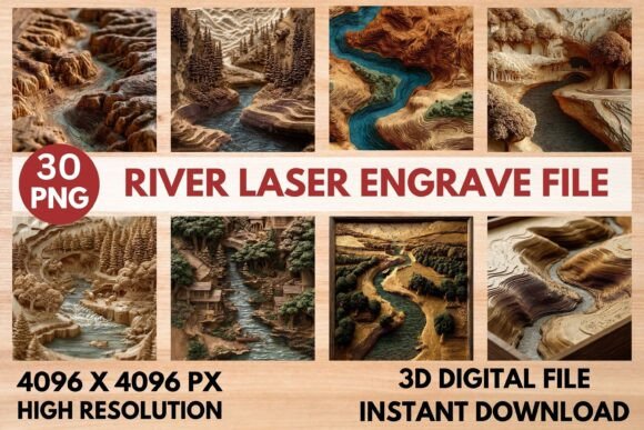 Unlocking Creativity with the River Laser Engrave File: A Premium Design for Modern Makers