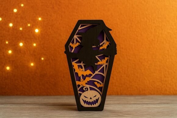 Unlocking Dimension: A Guide to the Flying Witch Coffin Layered SVG File