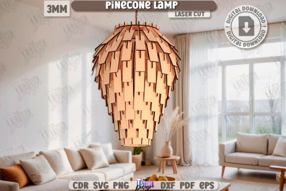 Wooden Pinecone Pendant Lamp Laser Cut: A Guide to Modern DIY Lighting